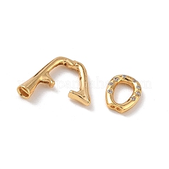 925 fermoir déployant en argent sterling avec micro pavés de zircone cubique transparents&nbsp;SE-CBAF1B0-03G