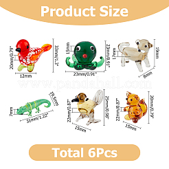 6 шт. 6 стиля украшения для дома&nbsp;LAMP-HS0001-18B