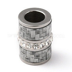 Европейские бусины из нержавеющей стали 304 STAS-P255-02P