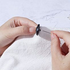 24 шт. 3 стильных пуговицы из сплава с тремя отверстиями на ножке BUTT-GF0001-37