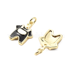 Латунь эмаль подвески&nbsp;KK-L237-026G