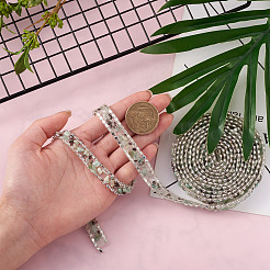 2 ярд ленты для горячей фиксации со стразами&nbsp;DIY-BT0001-32