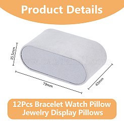 Дисплей ювелирных изделий подушки бархатного браслета BDIS-WH0010-04