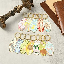 Porte-clés en alliage émaillé&nbsp;KEYC-YW00224-01