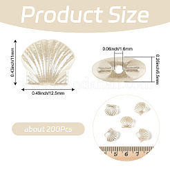 200шт бусины из искусственного жемчуга из АБС-пластика&nbsp;OACR-SP0001-83