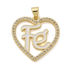 Латунные микро проложить кубического циркония подвески&nbsp;KK-M319-04G