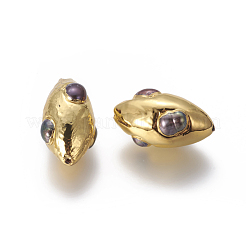 Естественный культурный жемчуг пресноводных PEAR-F011-01A