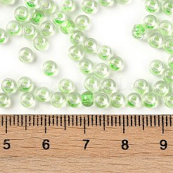 Transparente innenfarbene Glas-Saatperlen&nbsp;X1-SEED-A032-04C