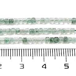 Природный зеленый бисер пряди клубники кварца G-H042-B11-01B