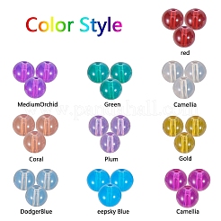 Выпечка окрашенные стеклянные бусины&nbsp;DGLA-PH0002-03