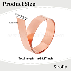 Медные рулоны&nbsp;DIY-WH0888-125B