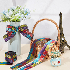 7 м плоских полиэфирных лент для вышивки OCOR-WH0003-011A