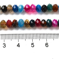 Натуральный полосатый агат / полосатые агатовые бусы&nbsp;G-E605-A02-01I