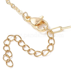 Изготовление слайдера для ожерелья с цепочкой из латунной скрепки&nbsp;AJEW-JB01525