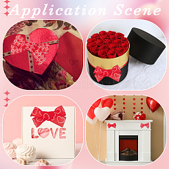 2 рулон 2 стилей 5 ярда полиэстеровой ленты с принтом в виде сердца ко Дню святого Валентина для шитья и украшения OCOR-GF0004-34