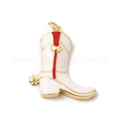 Pendentifs d'émail en laiton &nbsp;KK-H267-113G