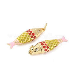 Латунь эмаль подвески&nbsp;KK-B148-14G-06