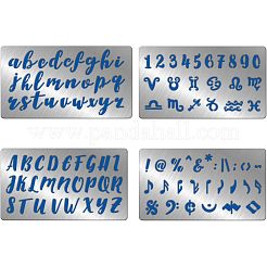 4шт 4 трафарета для резки нержавеющей стали DIY-FG0002-20