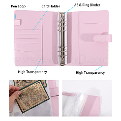 2 couverture de cahier en cuir PU&nbsp;AJEW-MA0001-39A