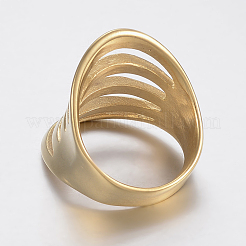 Ионное покрытие (ip) 304 нержавеющая сталь широкие кольца для пальцев&nbsp;RJEW-H125-47G-18mm