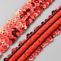 Bordure en dentelle à pompons en polyester&nbsp;OCOR-WH0101-119B