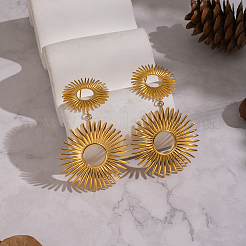 Винтажные серьги-гвоздики из нержавеющей стали 304&nbsp;BH9414