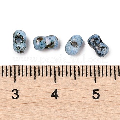 Perline di vetro picasso&nbsp;SEED-Q038-02G