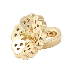 Латунный микро-паве кубический цирконий&nbsp;LS-KK-Q788-03G