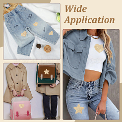 32 шт. 4 стиля аппликации из фетра с бисером ручной работы PATC-WR0001-05