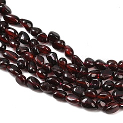 Нити натуральных гранатовых бусин&nbsp;LS-G-H330-B01