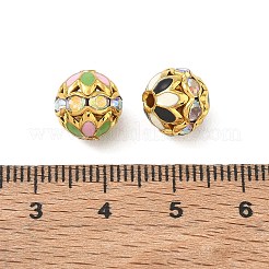 Abalorios de esmalte de bronce&nbsp;KK-CBA18B7-01G