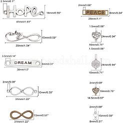 Соединители из сплава в тибетском стиле&nbsp;TIBE-GA0001-01