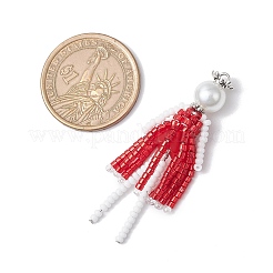 Стеклянные бусы большие подвески PALLOY-MZ00687-02