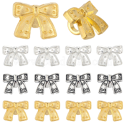 120 шт. 3-х цветные бусины-разделители из сплава&nbsp;FIND-SC0017-98