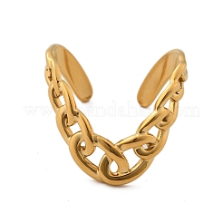 Открытые манжетные кольца из нержавеющей стали 304&nbsp;RJEW-Q011-02G