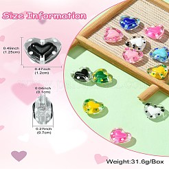 16шт 8 цвета стеклянные бусины&nbsp;LAMP-CJ0001-99