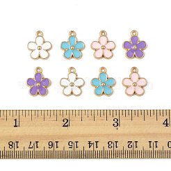 40шт 4 цвета сплава эмаль подвески&nbsp;ENAM-FS0003-37