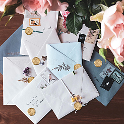 50шт. клейкие восковые наклейки DIY-CA0006-16D