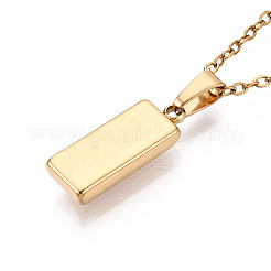 Подвески из нержавеющей стали 304&nbsp;NJEW-T018-46G