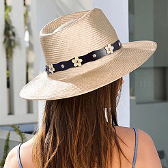 Fasce per cappelli in pelle pu&nbsp;AJEW-TADJ0001-32