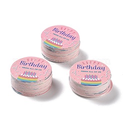 Etichette regalo in carta kraft buon compleanno&nbsp;DIY-D056-01H