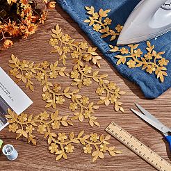 Компьютеризированная вышивка тканью утюжок на / шить на заплатках&nbsp;LS-PATC-WH0007-53