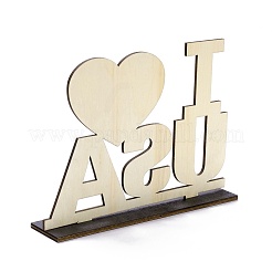 Украшение рабочего стола из натурального дерева&nbsp;DJEW-C007-01