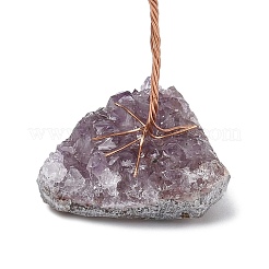 Natürliche grüne Aventurin-Chips als Baum-des-Leben-Dekorationen&nbsp;DJEW-P022-03A-02