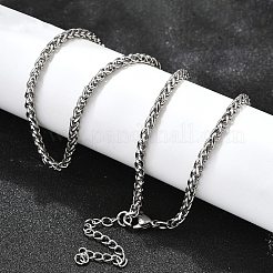 Не тускнеющие цепочки из хирургической нержавеющей стали 316 NJEW-M176-18-B
