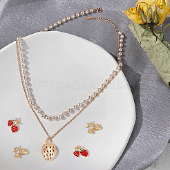 8шт 4 стиля латунные подвески&nbsp;KK-BC0010-09