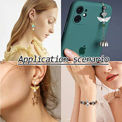 30 шт. бусины Angeltee из сплава в тибетском стиле&nbsp;TIBEB-YW0001-32AG