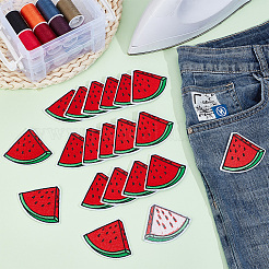 Wassermelonen-Polyester-Stickerei-Aufnäher&nbsp;PATC-WH0009-86