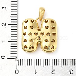 Латунные микро проложить кубического циркония подвески KK-E061-03G-08