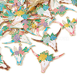 24шт 6 стиля подвески из сплава с эмалью&nbsp;ENAM-TA0002-51